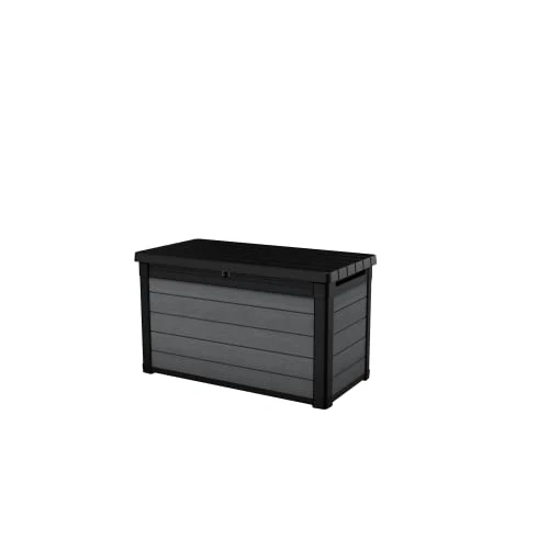Zeitlich begrenztes Angebot: Keter Gartenbox Cortina 100 g, Oberfläche in Holzoptik, Farbe Grau, Fassungsvermögen 380 l, 122,9 x 62,1 x 70,6 cm von 179.99 € auf 152.17 € (15% Rabatt)