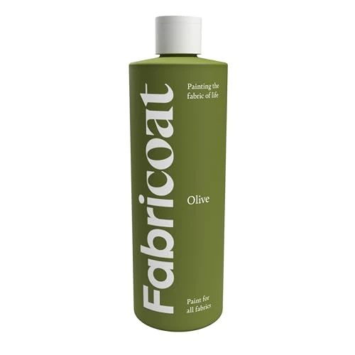 Offre limitée : Fabricoat Peinture Textile – Restaurez ou Changez la Couleur de Tous les Textiles – Peignez Directement sur le Tissu – Transformez Tous les Tissus : Canapés, Abat-jour (Olive, 250 ml) de 17.99 € à 17.99 € (0.00% de remise)