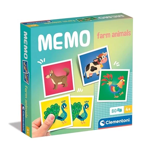 Oferta limitada: Clementoni Memo Farm Animals - Juego educativo 80 azulejos para niños de 3 a 5 años, fabricado en Italia 18306 de 11.02 € a 11.02 € (ahorro 0.00%)