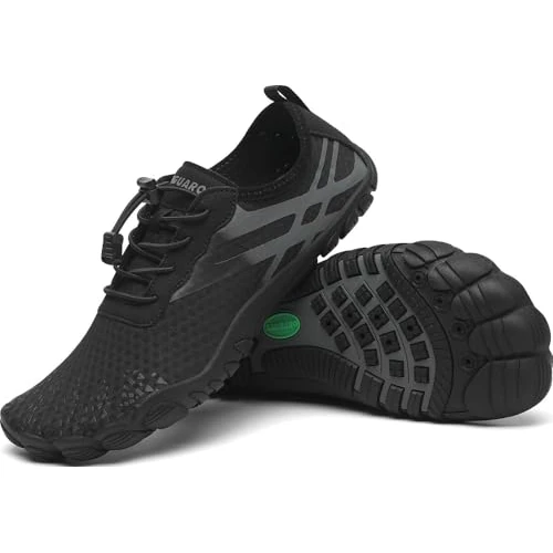 Offerta a tempo: SAGUARO Scarpe da Scoglio Uomo Scarpette da Scoglio Donna Scarpe Mare Antiscivolo Scarpette Mare Scarpe Acqua Asciugatura Rapida Scarpe per Spiaggia Immersione Surf Nero Inquietante Gr.45 EU - 3% da 29.99 € a 29.24 €
