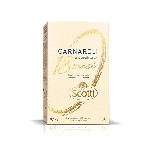 Offerta a tempo: Riso Scotti Riso Carnaroli Invecchiato 18 Mesi, Selezione Speciale, per Risotto, Cottura 16-18 Min, 850g - 38% da 5.64 € a 3.49 €