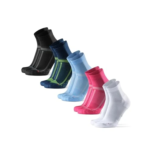 Limited-time offer: DANISH ENDURANCE Quarter Running Socks 5-Pack, Multicolor Mix, Large from $39.95 to $39.95 (save 0.00%)