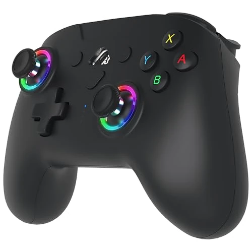 Offerta a tempo: SUBSONIC - Joystick Senza Fili per Switch/Switch 2 – Wireless Controller Bluetooth con LED, Vibrazione e Giroscopio - Nero - 0.00% da 24.99 € a 24.99 €