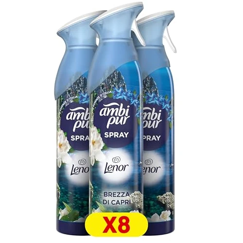 Ambi Pur Spray Meeresbrise Lufterfrischer 185 ml x 8
