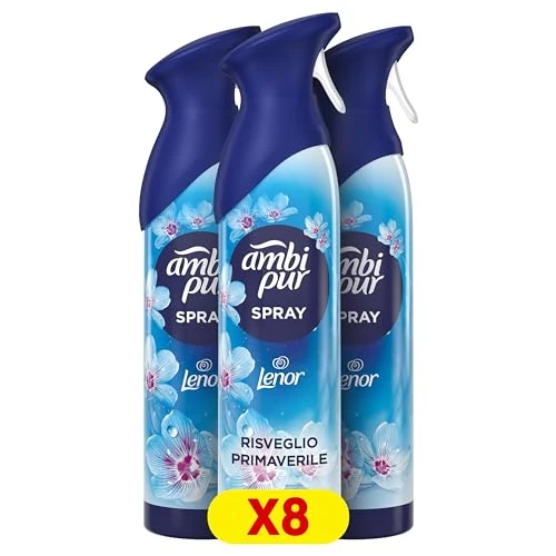 Ambi Pur Awakening Spring Air Freshener Spray 185ml x 8