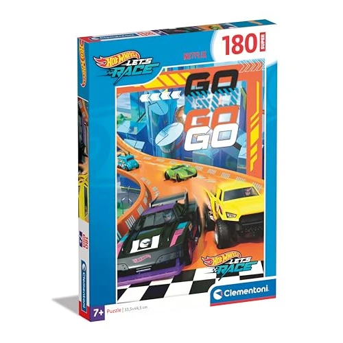 Limited-time offer: Clementoni Jigsaw Puzzle Hotwheels 180 Pieces - Supercolor Puzzle For Children 7-9 Years, Cartoon, Cars, Gift For Boy/Girls, Puzzle For Kids, Made In Italy, 29789 from 9.97 £ to 9.97 £ (save 0.00%)