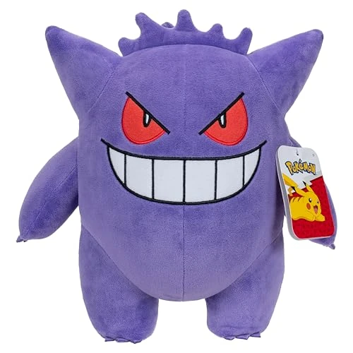 Offerta a tempo: Pokémon PKW4465-30 cm peluche – Gengar, peluche ufficiale — 7% da 32,99 € a 30,73 €