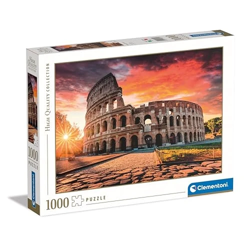 Clementoni Jigsaw Puzzle Collection - Roman Sunset 1000 Pieces - Puzzle For Adults 14-99 Years, Gift For Men/Women, Landscape, Made In Italy, 39822