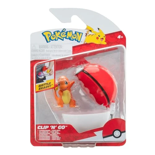 POKEMON PKW - Clip 'N' Go (Charmander #1 z Poké Ball) W18