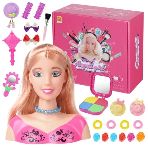 Offerta a tempo: Bambola da Truccare e Pettinare con Accessori Colorati per Bambine — 56% da 26,99 € a 11,99 €