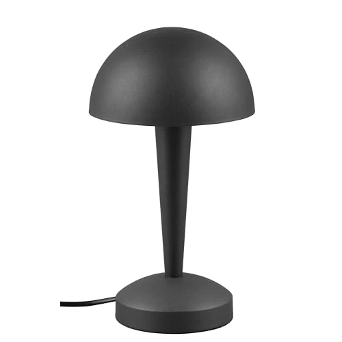 Reality Canaria lampa stołowa R59561180, metal, czarno-matowo-złota, z E14 LED 4,9 W, On/Off Touch