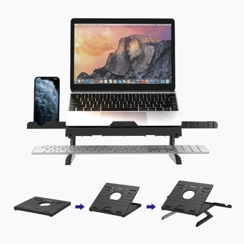 Offre limitee: Solayce Support pliable pour ordinateur portable - Réglable en hauteur - Multifonctionnel - Compatible avec ordinateur portable (10-16 pouces) Lenovo, HP et MacBook de 9.99 EUR a 9.99 EUR (economie 0%)