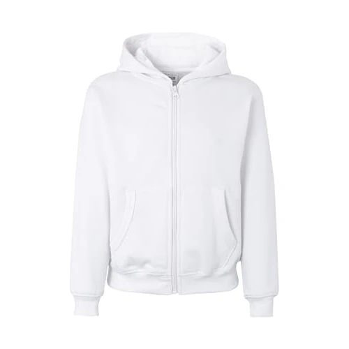 Tijdelijke aanbieding: Byron Kids Sweatshirt met ritssluiting en capuchon, wit, maat 7/8 van 17.96 EUR naar 17.96 EUR (korting 0%)