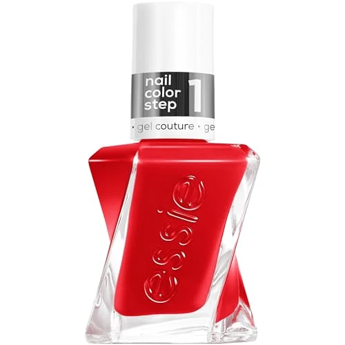 essie gel couture by essie 260 flashed nagellak - rode gelnagellak zonder UV-lamp - voor je eigen gelmanicure thuis - tot wel 15 dagen glanzend - rood - 13,5ml