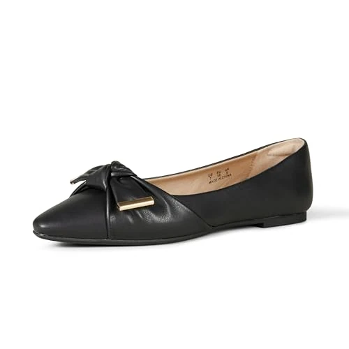 Offre limitée : Amazon Essentials Ballerines Plates avec nœud Femme, Noir, 43 EU de 22.77 € à 22.77 € (0.00% de remise)