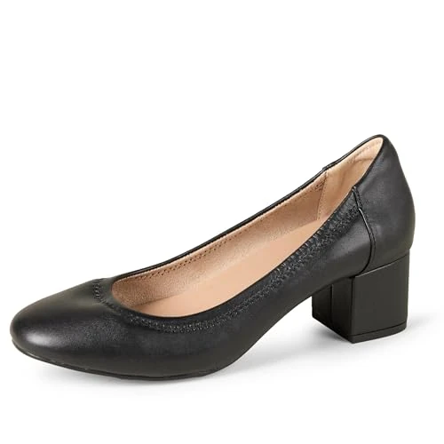 Zeitlich begrenztes Angebot: Amazon Essentials Damen Ballettpumps, Schwarz, 41 EU | Anzugschuhe von 12.99 € auf 10.25 € (21% Rabatt)