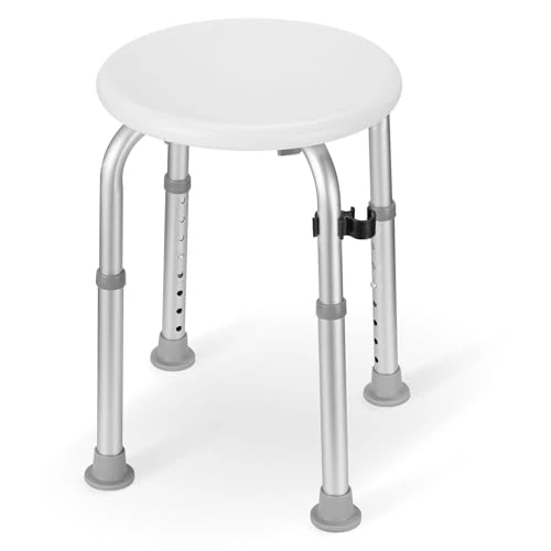 Limited offer: Careboda Adjustable Bath Chair for Inside Shower, Shower Stool with Upgraded Stainless Steel, Tool-Free Assembly, 8 Adjustable Heights for Seniors, Elderly, Pregnant, Handicap & Disabled Gray from 35.99 EUR to 33.99 EUR (save 6%)