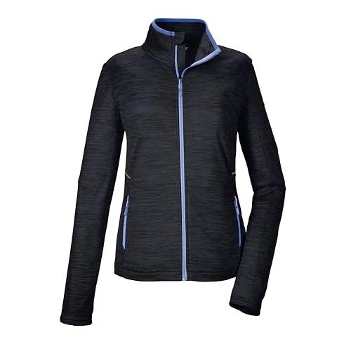 Killtec Women's Kos 17 Wmn FLX Jckt Stretch Fleece Jacket with Stand-up Collar, Dark Navy, 44 (EU)