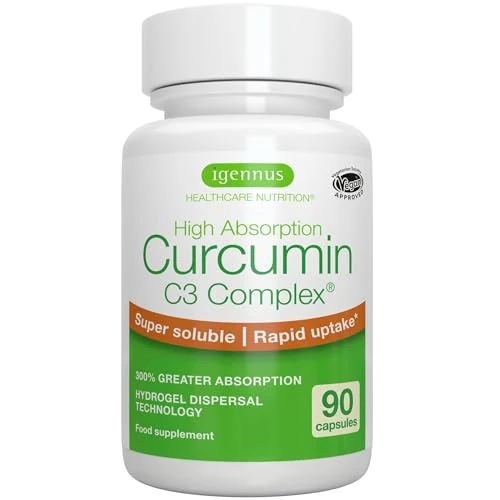 Offerta a tempo: Igennus Curcumin C3 Complex Ultra Solubile, Estratto Standardizzato al 95% - 15% da 23.99 € a 20.39 €