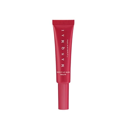 Offerta a tempo: MASQMAI Perfect Lip Gloss, Lip Gloss con Peptide Volumizzante, Ciliegia, Tonalità: Cherry Pie - 10% da 19.90 € a 17.95 €