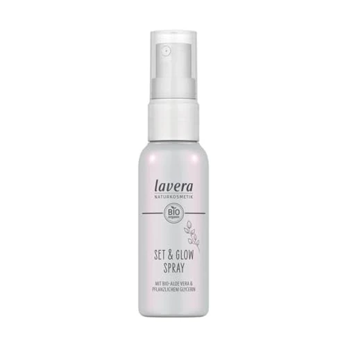 Limited-time offer: lavera Set & Glow Spray - fixes make-up - natural, dewy finish - moisturises the skin - vegan - natural cosmetics - 50 ml from 9.49 £ to 9.49 £ (save 0.00%)