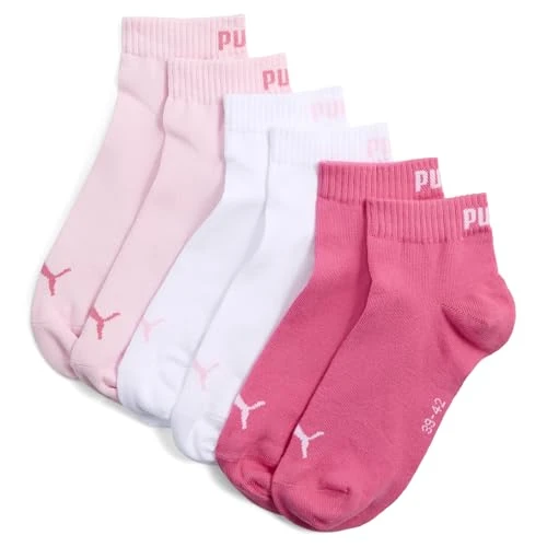 Zeitlich begrenztes Angebot: PUMA Unisex Quarter Plain Sock, Pink Lady - New, 39-42 EU von 9.99 € auf 8.49 € (15% Rabatt)