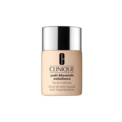 Offerta a tempo: Clinique Anti-Blemish Solutions Liquid Foundation Makeup fondotinta anti-imperfezioni con acido salicilico, per pelli da miste a grasse | copertura media, finish matte naturale, 30 ml - 38% da 46.50 € a 28.60 €