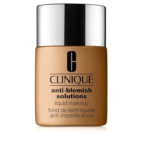 Offerta a tempo: Clinique Anti-Blemish Solutions Liquid Foundation Makeup fondotinta anti-imperfezioni con acido salicilico, per pelli da miste a grasse | copertura media, finish matte naturale, 30 ml - 48% da 46.50 € a 24.30 €