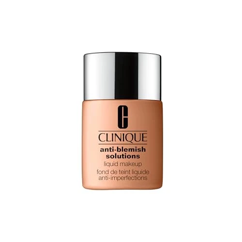 Offerta a tempo: Clinique Anti-Blemish Solutions Liquid Foundation Makeup fondotinta anti-imperfezioni con acido salicilico, per pelli da miste a grasse | copertura media, finish matte naturale, 30 ml - 47% da 46.50 € a 24.55 €
