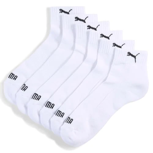 Offerta a tempo: PUMA CUSHIONED QUARTER 3P, Calzini, Unisex - Adulto, White - New, 39-42 - 15% da 11.99 € a 10.19 €