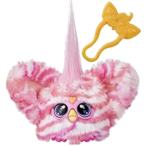 Limited offer: Furby Furblets Bub-Lee Mini Friend, 45+ Sounds & Music, Speaks Only Furbish, Electronic Plush Toys, Pink & White, Back to School Gifts, Ages 6+ from 12.99 EUR to 10.90 EUR (save 16%)