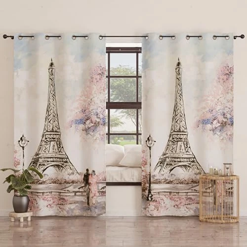 Offerta a tempo: PETTI Artigiani Italiani - Tende a Pannelli per Interno con Anelli 2 Pezzi 140x280cm, Tenda Camera da Letto e Soggiorno Oscuranti Isolanti e Moderne, Paris, 100% Made in Italy - 41% da 49.90 € a 29.30 €