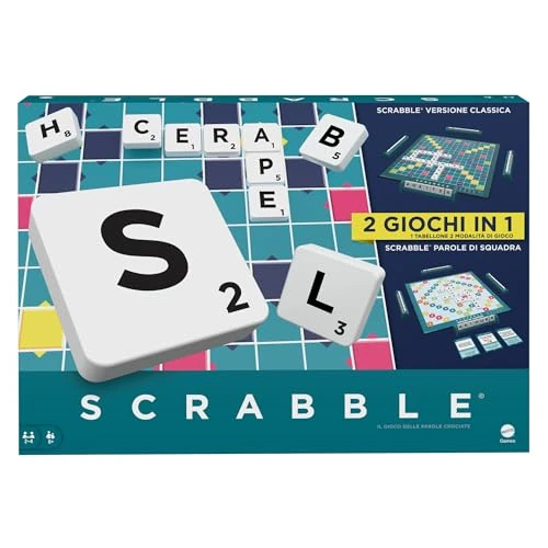 Begrenztes Angebot: Mattel Games Scrabble Zwei in Eins, Version: Italienisch, HXW03 von 29.99 EUR auf 29.99 EUR (Rabatt 0%)