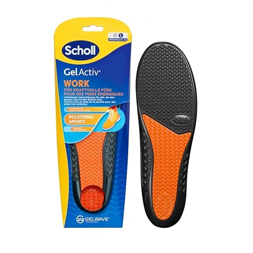 Scholl Gel Activ Work Insoles for Men Size 7-9