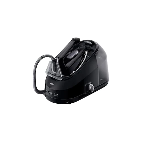 Offerta a tempo: Braun CareStyle 5 IS5249BK, Sistema Stirante con Tecnologia FreeGlide 3D, 150 g/min di Vapore, Riscaldamento Veloce, Modalità iCare, Stiratura Verticale, Serbatoio 2L Rimovibile, 2400W, Nero - 26% da 269.99 € a 199.00 €
