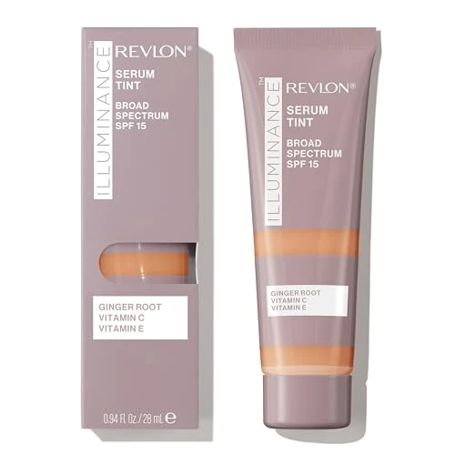 Offerta a tempo: Revlon Illuminance Tinted Serum, Fondotinta in Siero Triplo Acido Ialuronico, Uniforma il Tono della Pelle, Illumina e Idrata per tutto il giorno, SPF 15, 409 Brulee, 28 ml - 56% da 22.50 € a 10.00 €