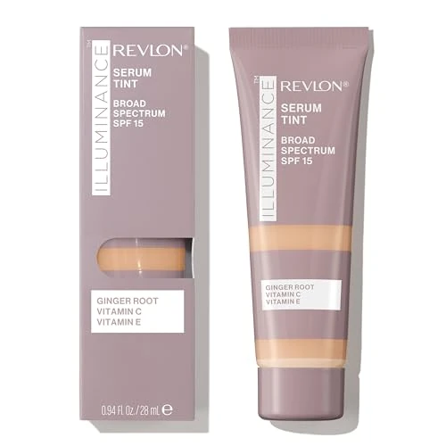 Offerta a tempo: Revlon Illuminance Tinted Serum, Fondotinta in Siero Triplo Acido Ialuronico, Uniforma il Tono della Pelle, Illumina e Idrata per tutto il giorno, SPF 15, 317 Tan Sand, 28 ml - 56% da 22.50 € a 10.00 €