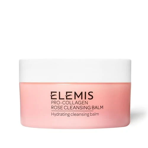 Offerta a tempo: Elemis Pro-Collagen Rose Cleansing Balm, 3-in-1 Deep Cleansing Milk Enriched with English Rose Oleo Extract, Gentle Facial Cleanser with Essential Oils, Suitable for Sensitive Skin, 50 g - 31% da 39.00 € a 26.79 €