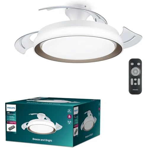 Oferta limitowana: PHILIPS LED Bliss 28W Wentylator Sufitowy 35W, 2700K-4000K-5500K, w Zestawie z Pilotem, Złoto z 729.00 zł na 729.00 zł (oszczędź 0.00%)