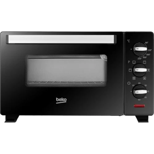 Offerta a tempo: Beko - BMOF19B - Fornetto Elettrico, Cottura Ventilata, 19 Litri, 1380 W, 3 Funzioni, Timer 60 min, Temperatura fino a 220° - Nero, 47.4 x 28.3 x 28.3 cm, 6.5 kg — 29% da 84,99 € a 60,18 €