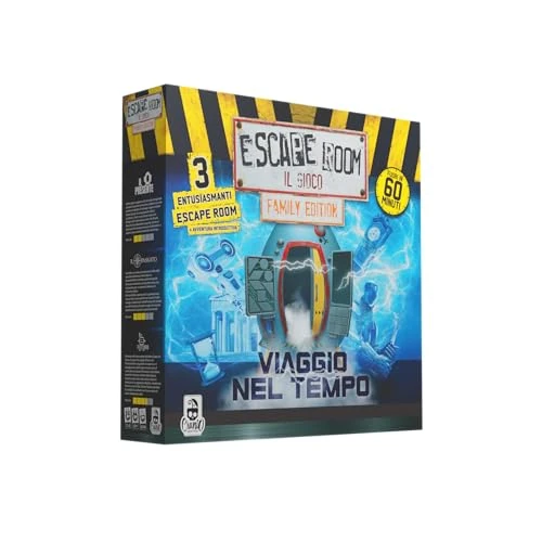 Zeitlich begrenztes Angebot: Cranio Creations - Escape Room Reise in die Zeit, die Familienausgabe des berühmten Escape Room für den Tisch mit neuen leidenschaftlichen Missionen, Ausgabe in Italienischer Sprache von 37.14 € auf 37.14 € (0.00% Rabatt)