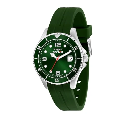 Offerta a tempo: Sector No Limits Orologio Uomo, Tempo, Data, Analogico, Cinturino in Acciaio, Collezione 230 - R3251161055 - 20% da 119.00 € a 95.20 €