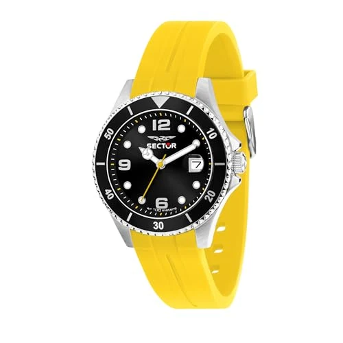 Offerta a tempo: Sector No Limits Orologio Uomo, Tempo, Data, Analogico, Cinturino in Acciaio, Collezione 230 - R3251161058 - 20% da 119.00 € a 95.20 €