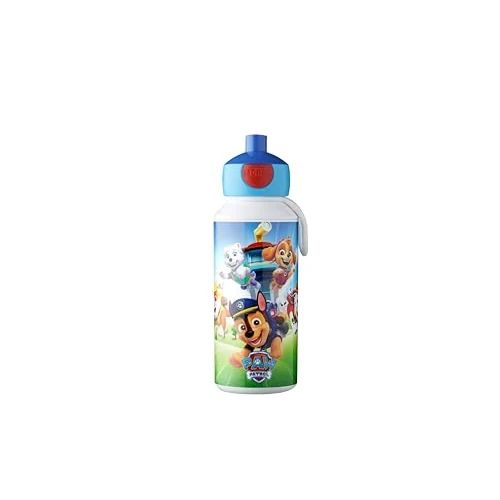Offerta a tempo: Mepal - Borraccia Pop-up Campus - Borraccia Ermetica per la Scuola - Priva di BPA e Lavabile in Lavastoviglie - 400 ml - Paw Patrol Pups - 21% da 12.99 € a 10.30 €