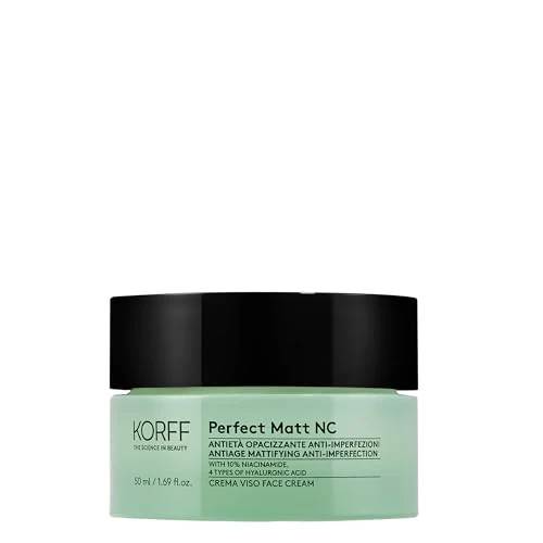Offerta a tempo: Korff Perfect Matt NC Crema Viso Anti-Età, Opacizzante Anti-Imperfezioni, Idratante e Rivitalizzante, Effetto Opacizzante, 50 ml - 33% da 46.00 € a 30.90 €