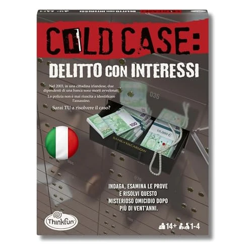 Offre limitée : ThinkFun - Cold Case 3 : Crime avec intérêts, Jeu de logique et d'enquête pour Adultes, 1 à 4 Joueurs, 14 Ans Ans de 11.96 € à 11.96 € (0.00% de remise)