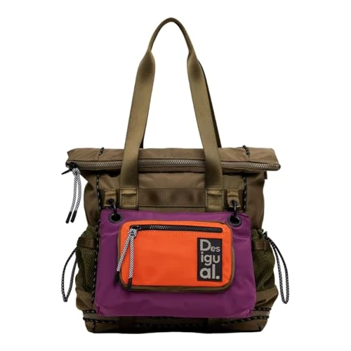 Offerta a tempo: Desigual Accessories - Zaino in nylon Big Accessories in nylon, verde, taglia unica - 37% da 149.00 € a 93.87 €