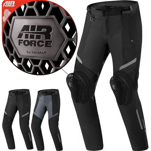SHIMA Rush 2.0 Chaqueta Pantalon Moto Mujer Hombre AirForce Protector Traje de Moto Protecciones