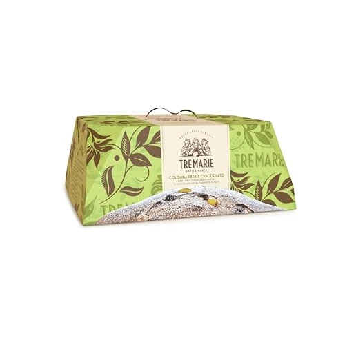 Offerta a tempo: TRE MARIE - Colomba Pera e Cioccolata con Pere Williams e Cioccolato Extra Fondente in Astuccio 880g - 12.46% da 19.99 € a 17.50 €