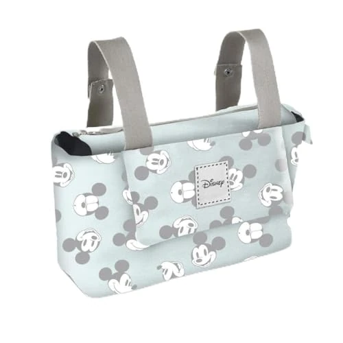 Offerta a tempo: Disney Topolino Bonny-Borsa Organizer per Passeggino Hamper Mommy, Blu, 39 x 24 cm, Capacità 10 L - 24% da 27.90 € a 21.20 €
